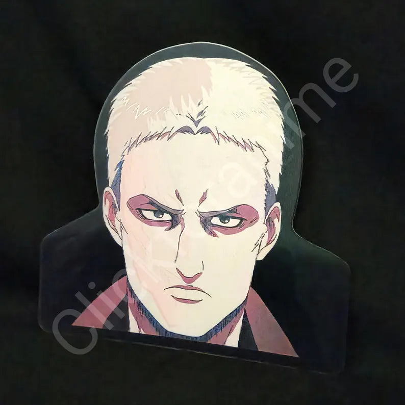 Attack on Titan: Reiner Braun 3D Motion Moving Sticker Anime Lenticular decal