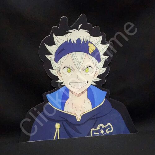 Black Clover Asta 3D Moving Large Sticker Lenticular Decal Car laptop Notebook