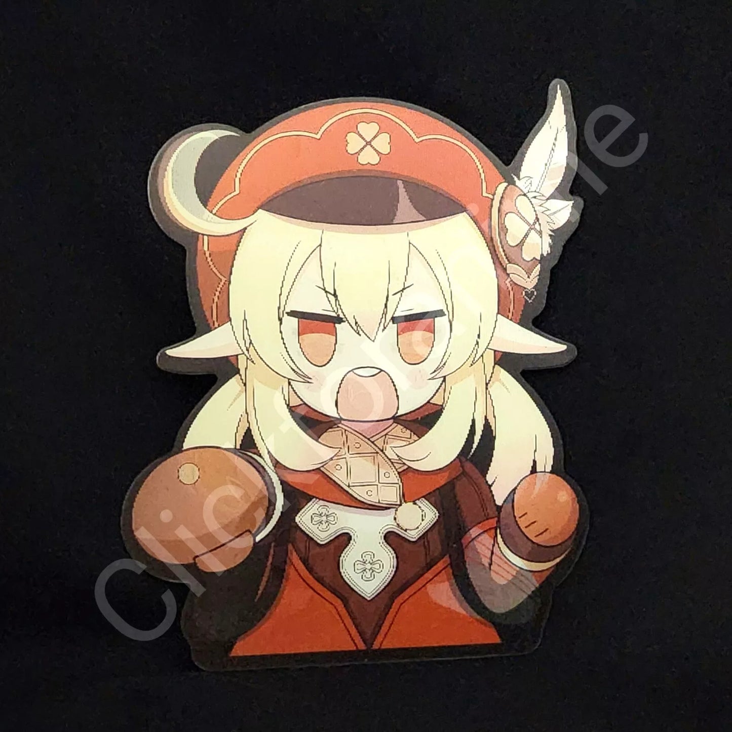Genshin Impact: Klee 3D Moving Laptop Sticker Cute Lenticular Decal Anime Game