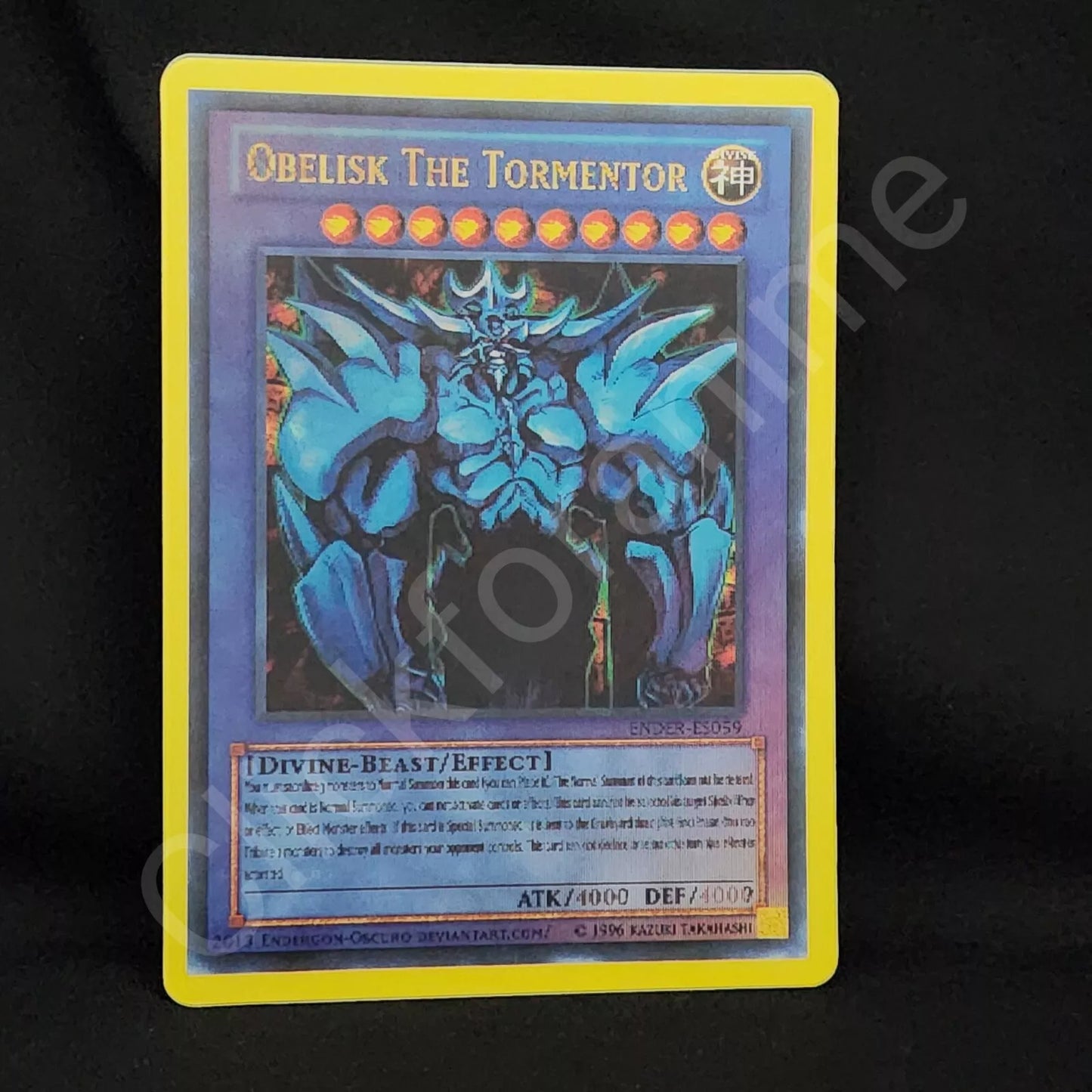 Yu-Gi-Oh! Egyptian God Card trio 3D Moving Sticker Anime Manga Lenticular Decal Laptop notebook