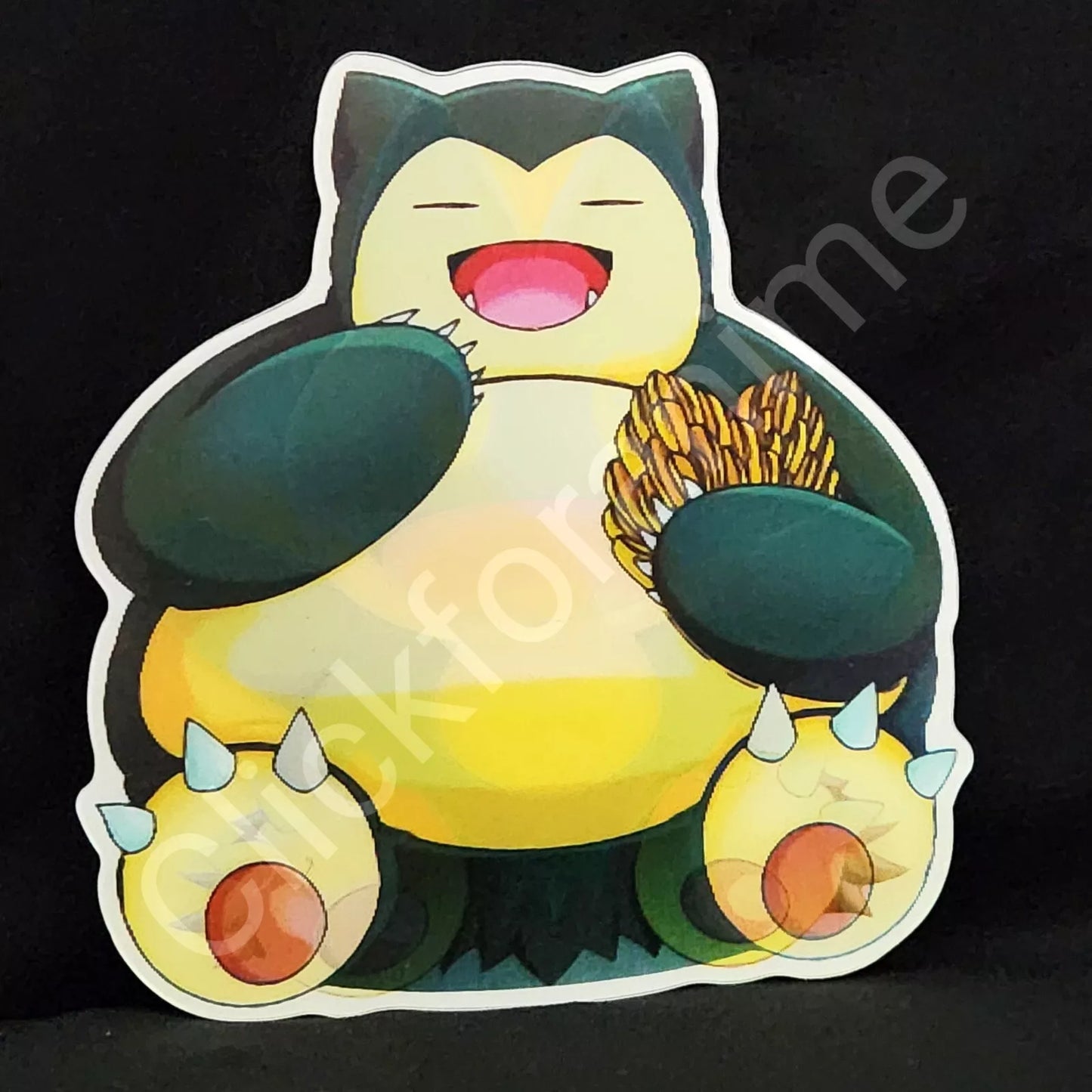 Pokemon: Snorlax Munchlax 3D Moving Sticker Lenticular Car laptop Decal