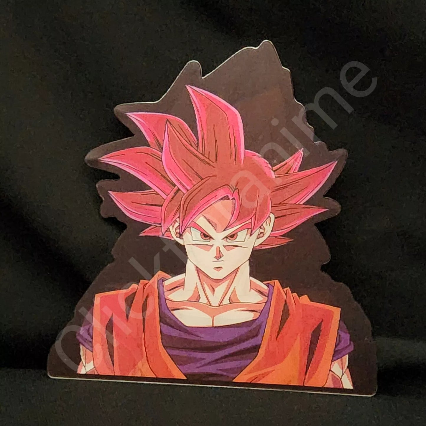 Dragon Ball Z Gogeta Goku Super Saiyan 3D Moving Sticker Anime Lenticular Decal