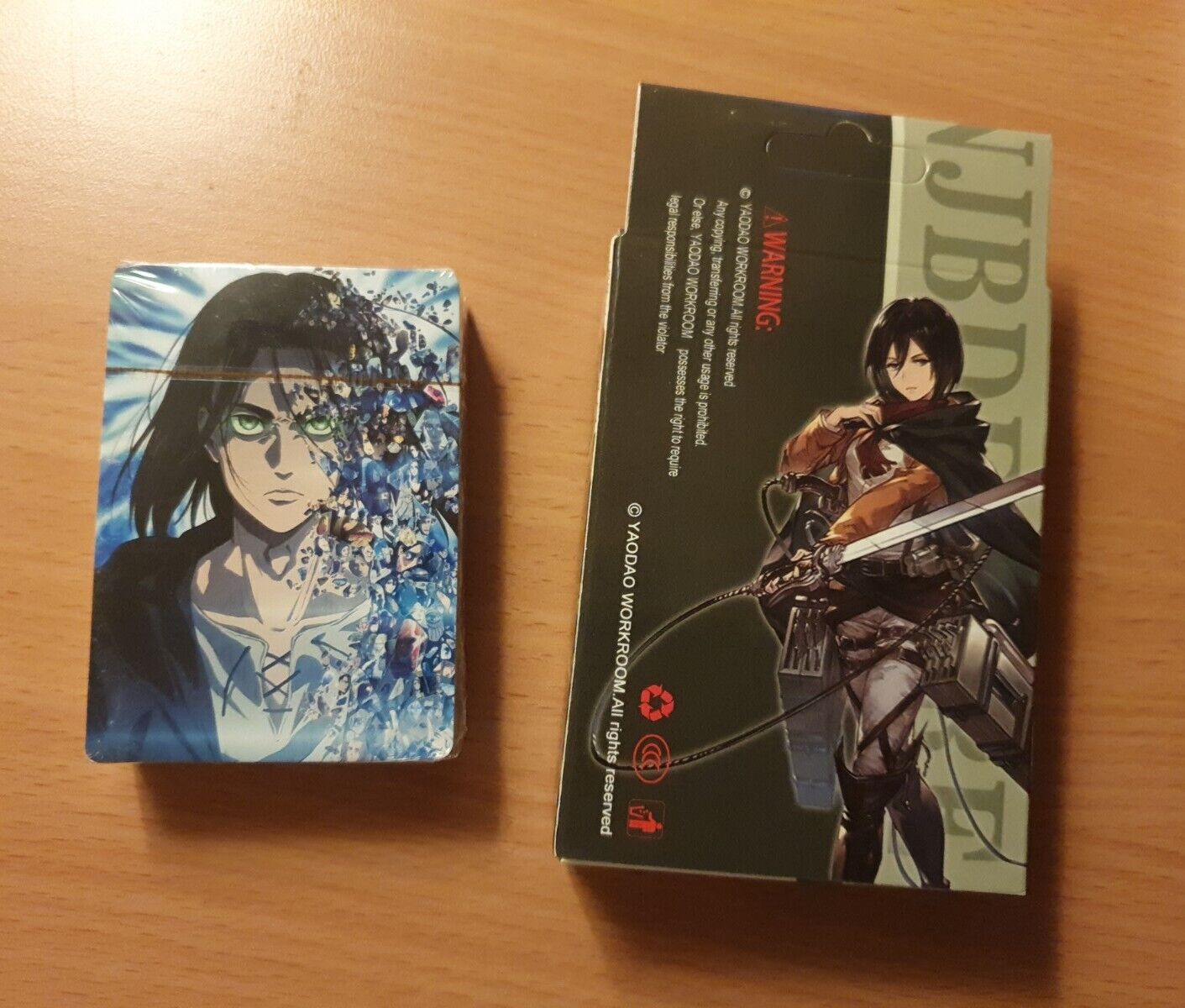 Attack on Titan Pack of Playing Cards