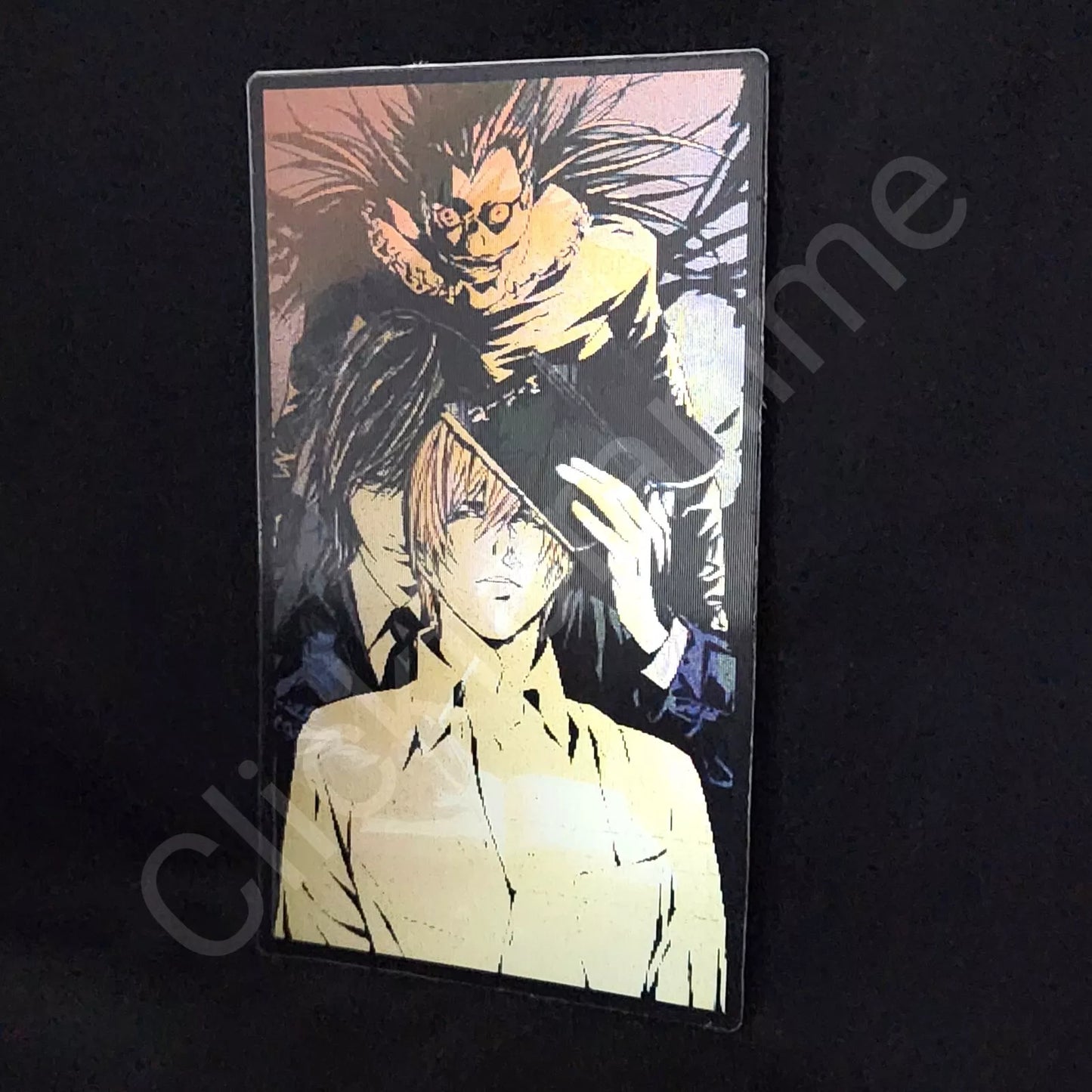 Death Note: Kira Ryuk L 3D Moving Sticker, Anime Manga Lenticular Car Laptop Decal Light Shinigami