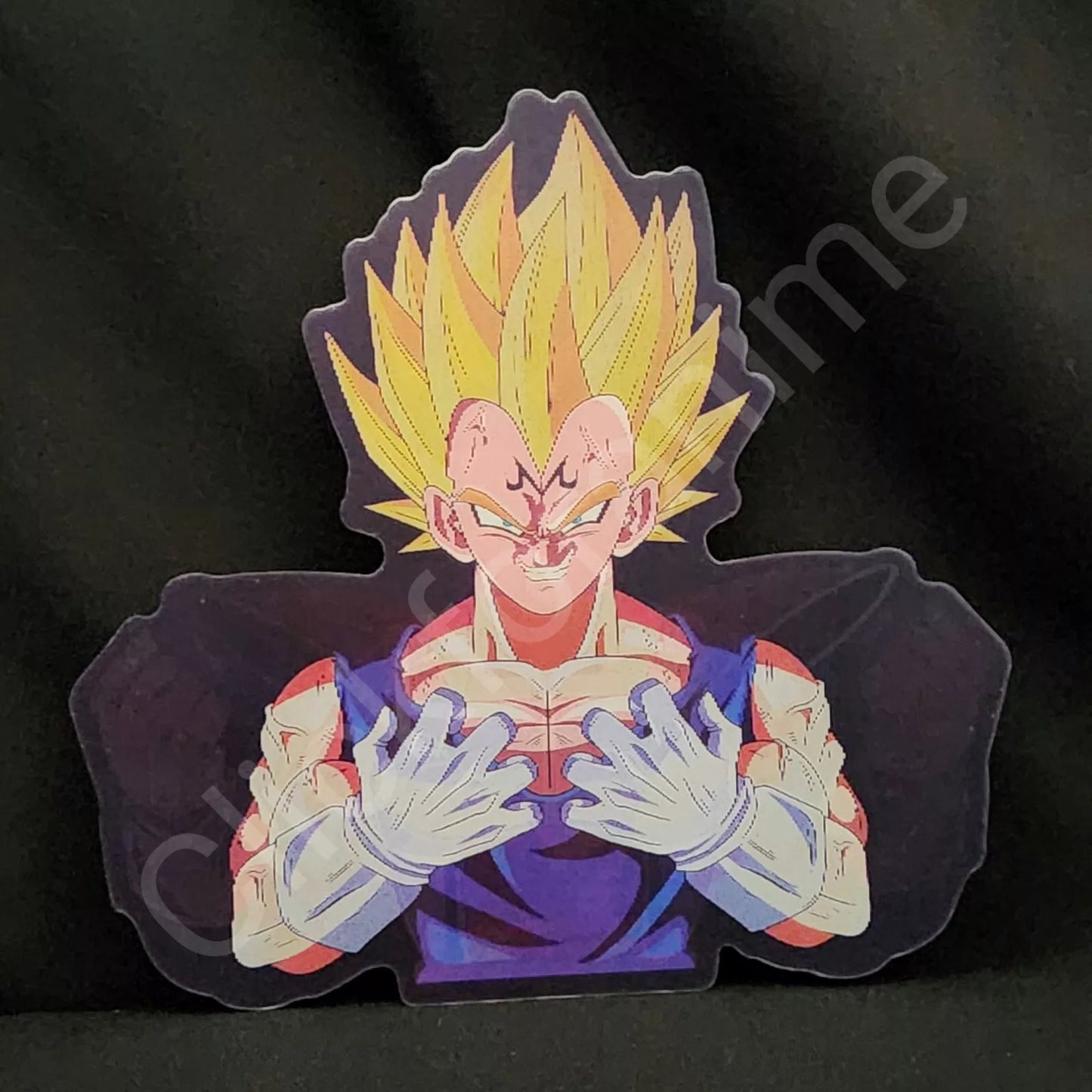 Dragon Ball Z Vegeta Super Saiyan 3D Moving Sticker Anime Lenticluar Decal