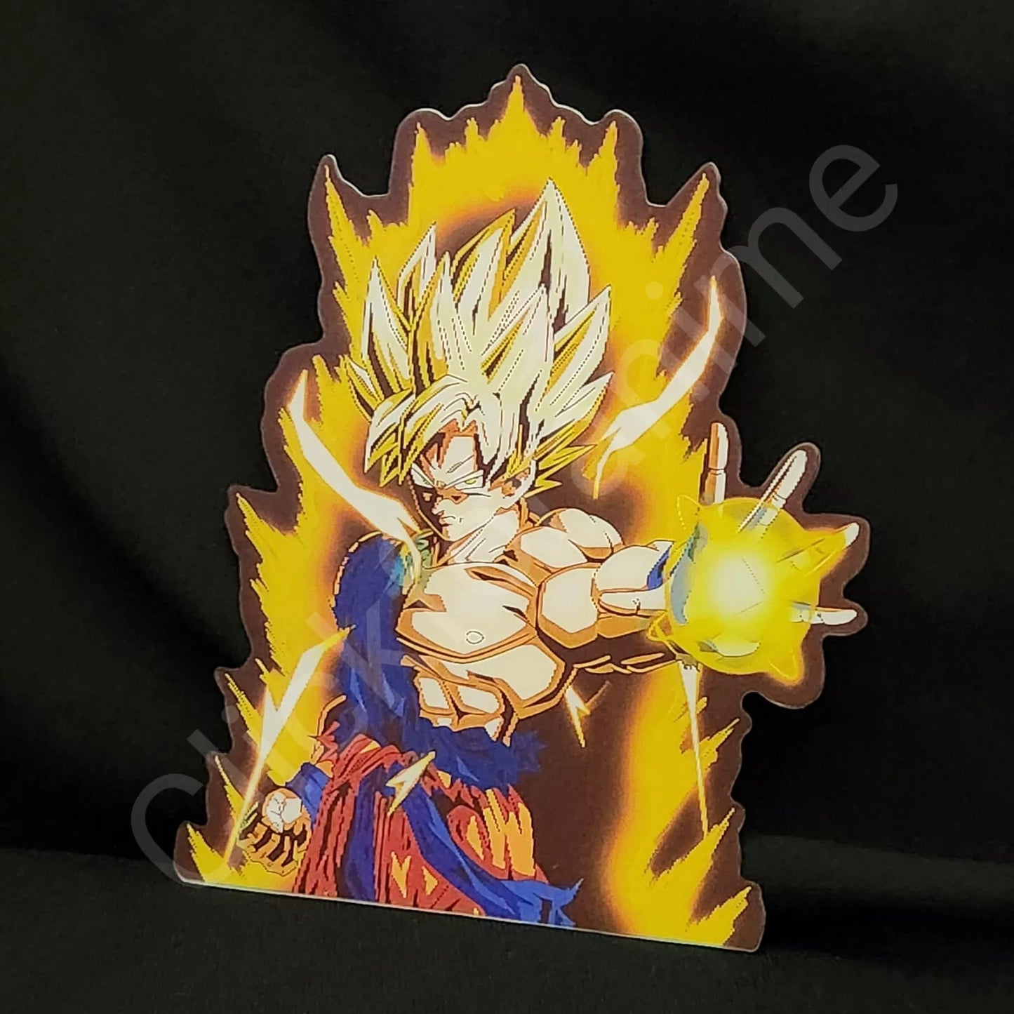 Dragon Ball Z : Goku , 3D Moving Sticker Anime Super Saiyan Lenticular Car Decal