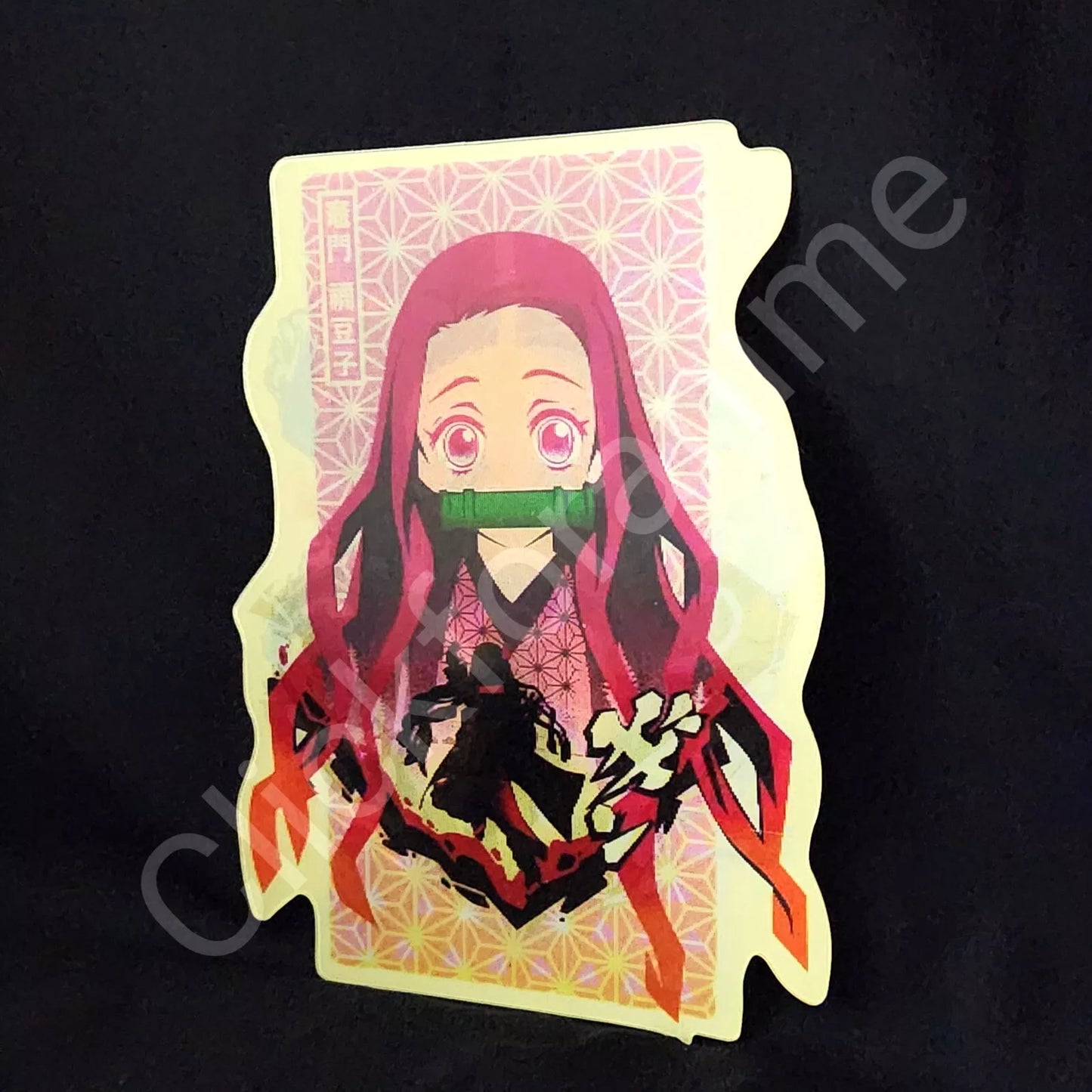 Demon Slayer: Nezuko Tanjiro Zenitsu 3D Moving Sticker Lenticular Anime Manga