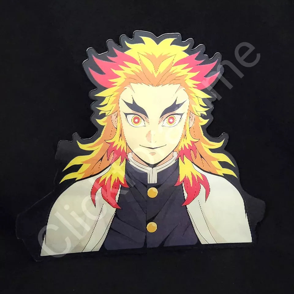 Demon Slayer: Kyojuro Rengoku 3D Moving Sticker Lenticular Anime Manga Decal