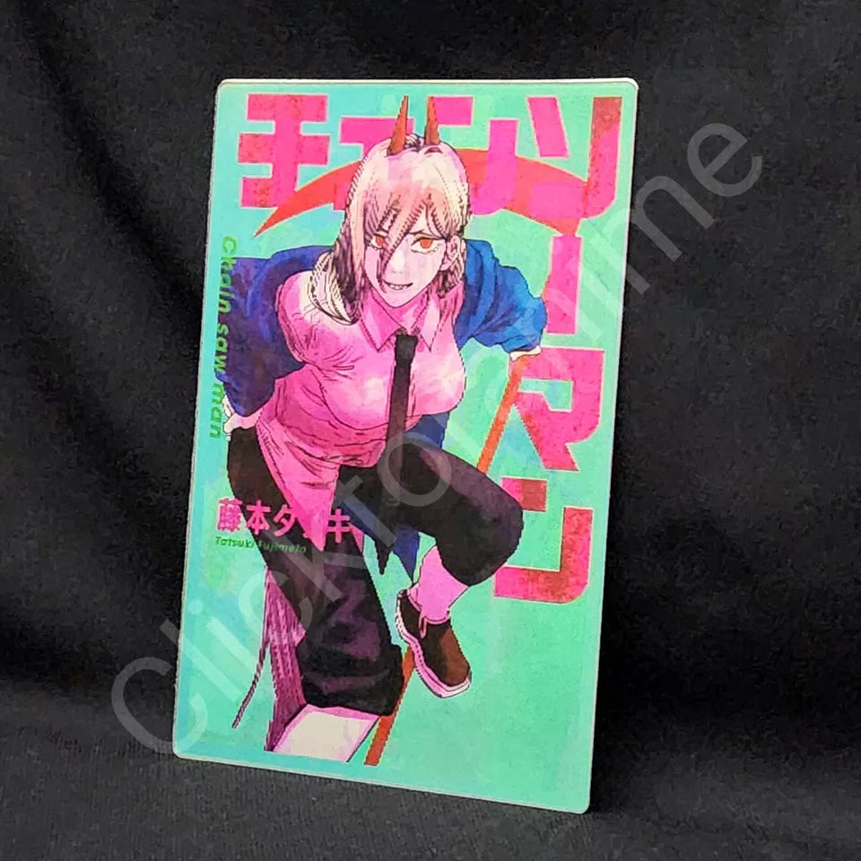 Chainsaw Man: Power Denji Aki 3D Moving Sticker Lenticular Decal Anime Manga