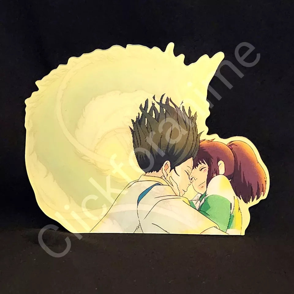 Spirited Away, Studio Ghibli 3D Moving Sticker Anime Manga Lenticular Decal Notebook Car Laptop