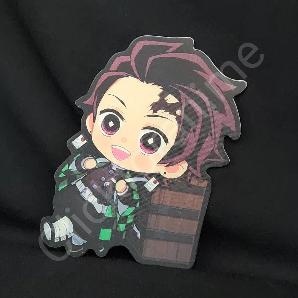 Demon Slayer: Tanjiro Kamado 3D Moving Sticker Lenticular Anime Cute Decal