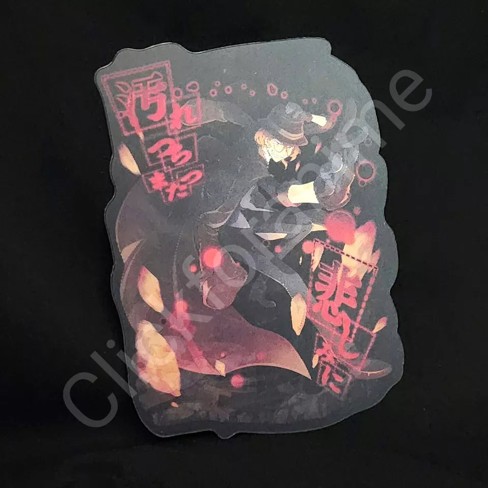 Bungo Stray Dogs: Chuya Nakahara 3D Moving Sticker Anime Lenticular Decal