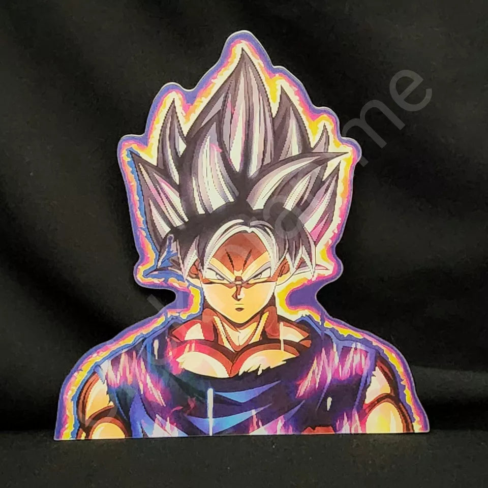 Dragon Ball Z Goku 3D Moving Sticker Anime Super Saiyan Lenticular Car Decal
