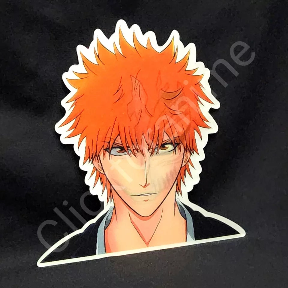 Bleach: Ichigo Kurosaki 3D Moving Sticker, Anime Manga Action Lenticular Decal