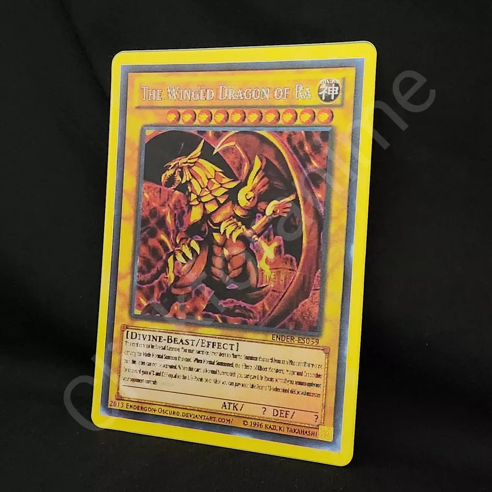 Yu-Gi-Oh! Egyptian God Card trio 3D Moving Sticker Anime Manga Lenticular Decal Laptop notebook