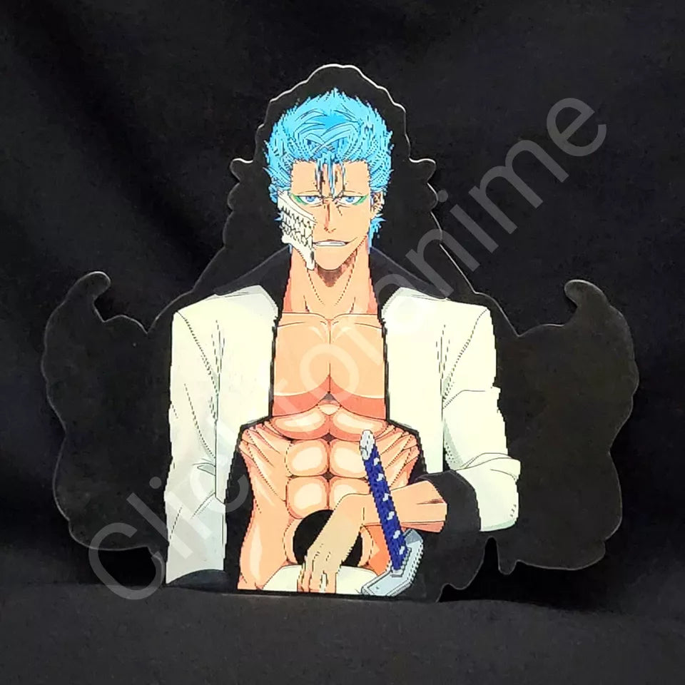 Bleach: Grimmjow 3D Moving Sticker, Anime Manga Action Lenticular Decal