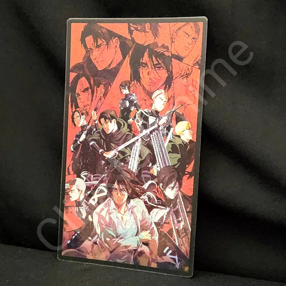Attack on Titan: Eren + team 3D Moving Sticker Anime Manga Lenticular Decal