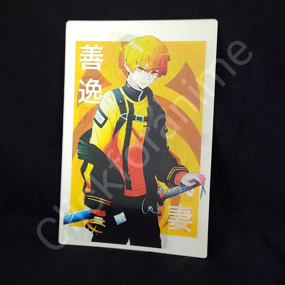 Demon Slayer: Tanjiro Nezuko 3D Moving Sticker Lenticular Anime Retro Decal