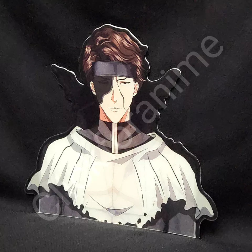 Bleach: Sōsuke Aizen 3D Moving Sticker, Anime Manga Action Lenticular Decal