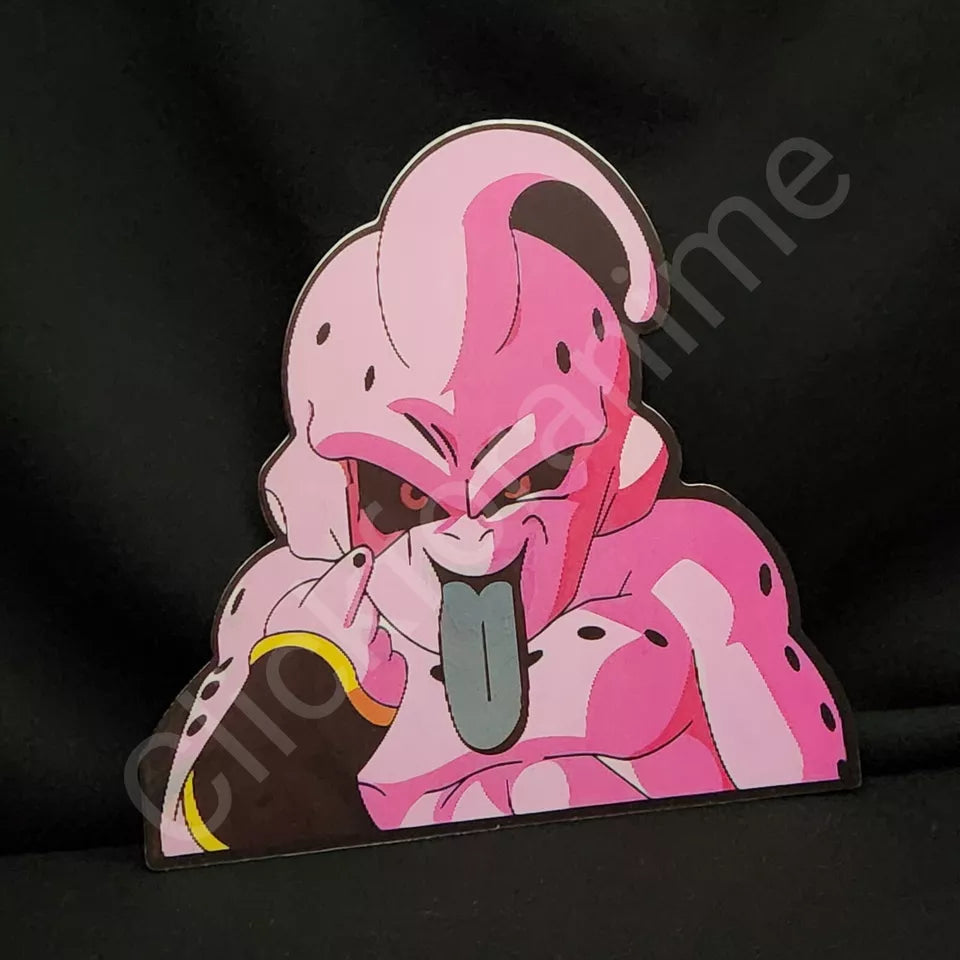 Dragon Ball Z : Majin Buu 3D Moving Sticker Anime Manga lenticular Laptop Decal