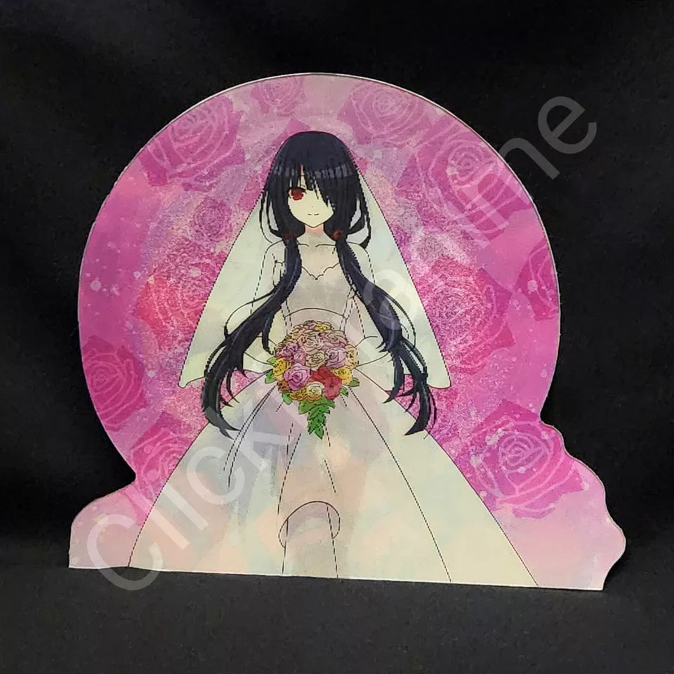 Date A Live: Kurumi Tokisaki 3D Moving Large Sticker Lenticular Decal