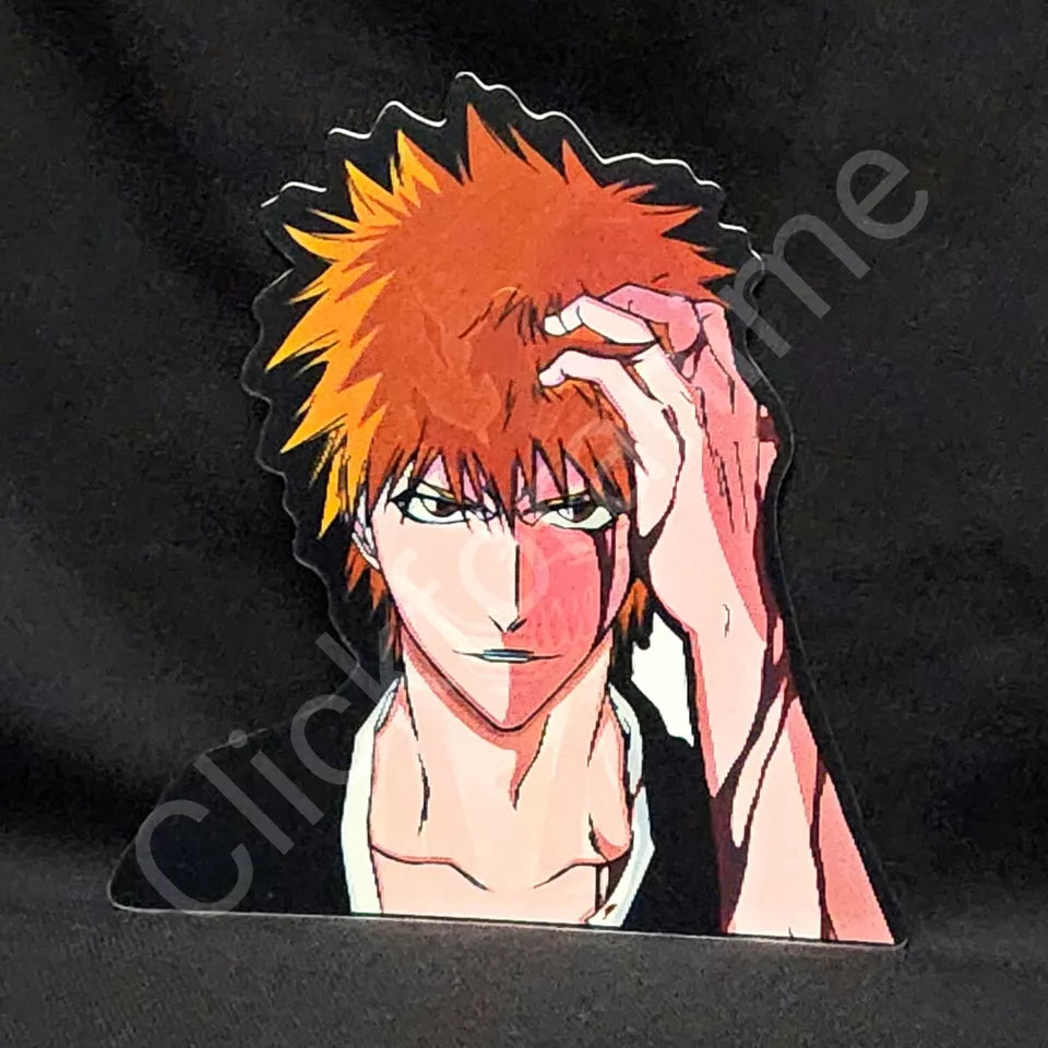 Bleach: Ichigo Kurosaki 3D Moving Sticker, Anime Manga Action Lenticular Decal