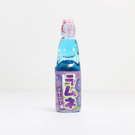 HATA Kosen Ramune Drink Blueberry Flavour 200ml