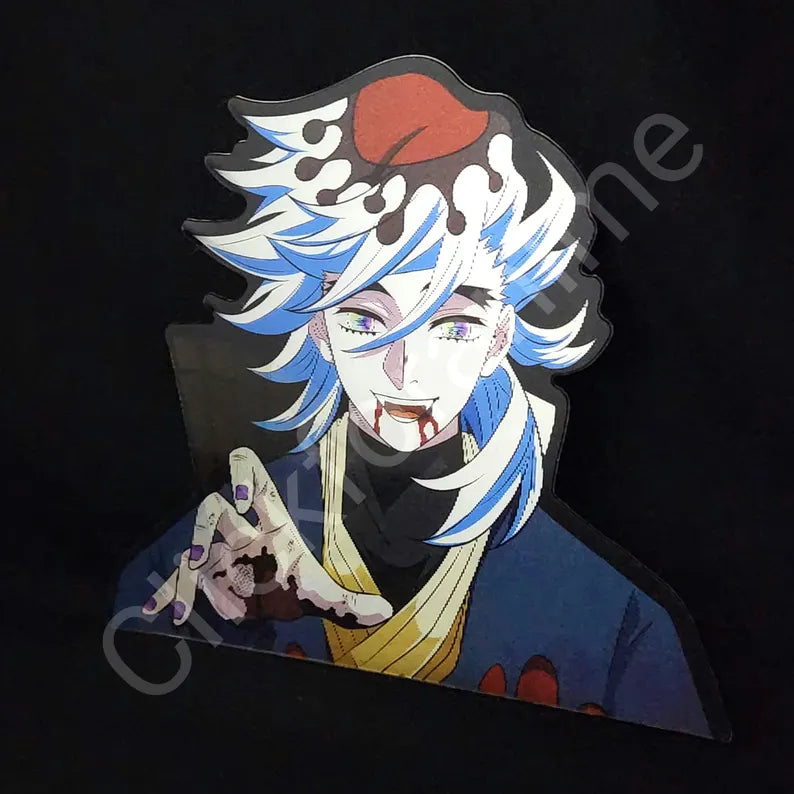 Demon Slayer: Doma Upper Rank 3D Moving Sticker Lenticular Anime Manga Decal