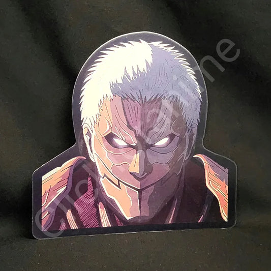 Attack on Titan: Reiner Braun 3D Motion Moving Sticker Anime Lenticular decal