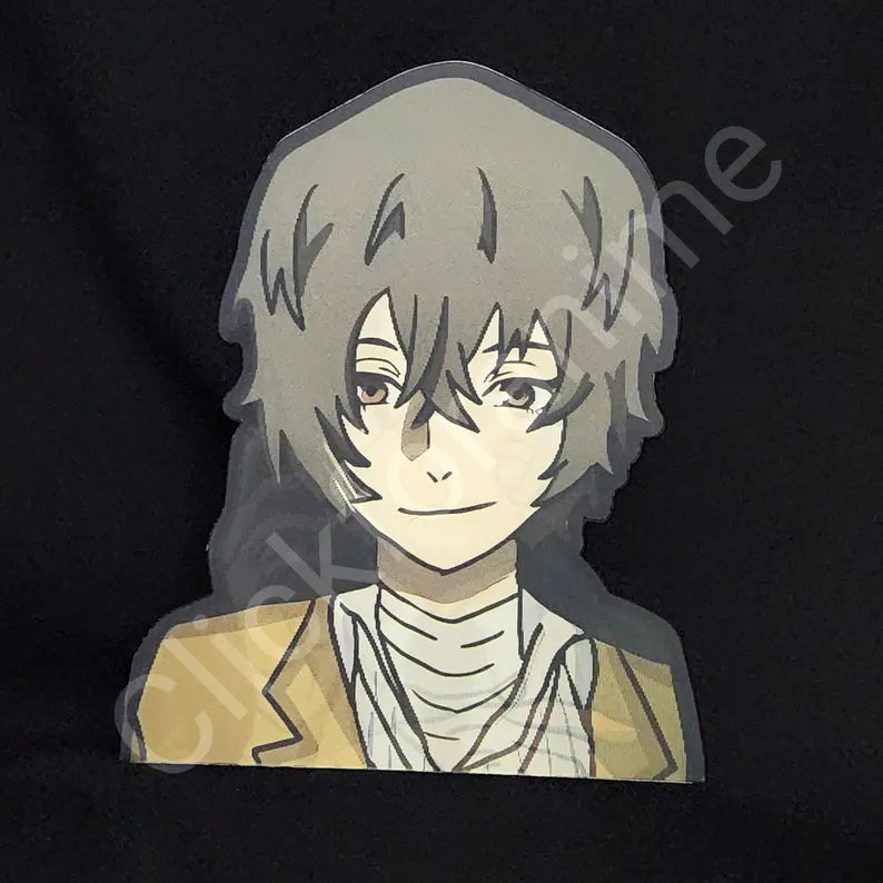 Bungo Stray Dogs Osamu Dazai 3D Moving Sticker Anime Lenticular Decal