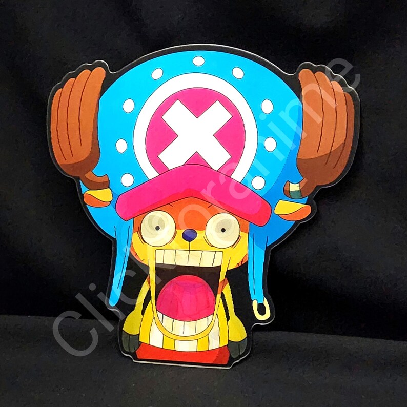 One Piece: Tony Tony Chopper 3D Moving Sticker Anime Manga Lenticular Decal