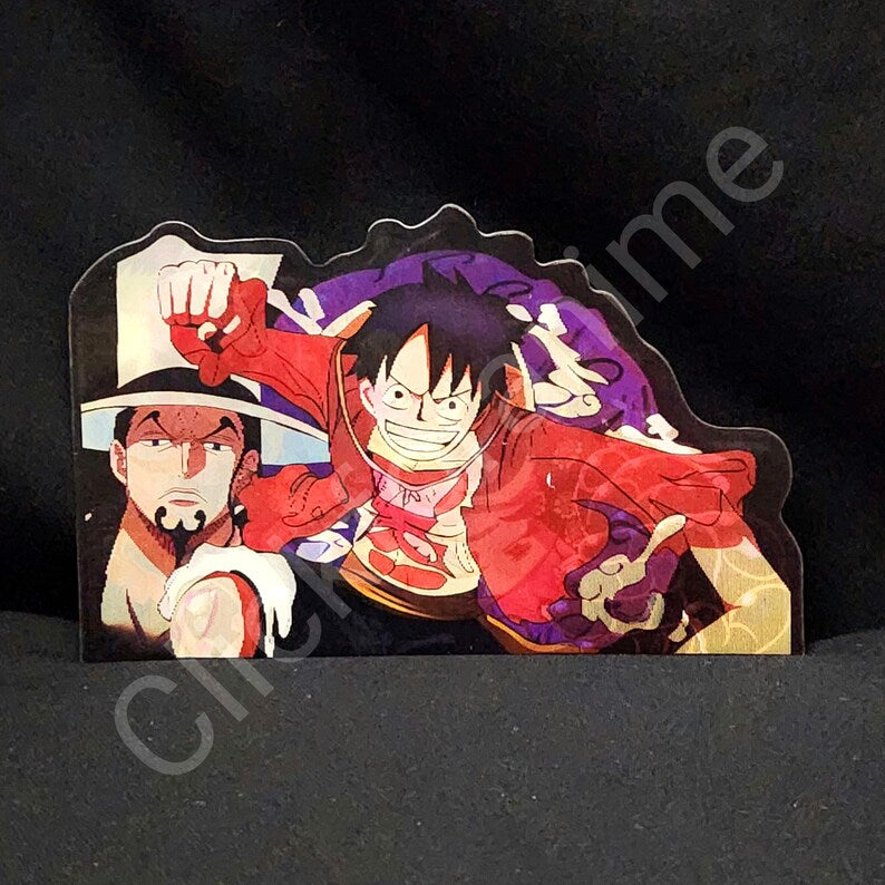 One Piece: Monkey D Luffy Gear 4/5 3D Moving Laptop Sticker Lenticular Decal