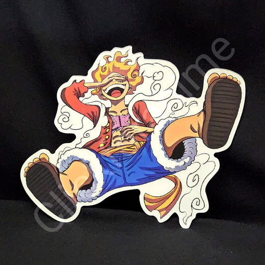 One Piece: Monkey D Luffy Gear 5, 3D Moving Sticker Lenticular Decal Laughing