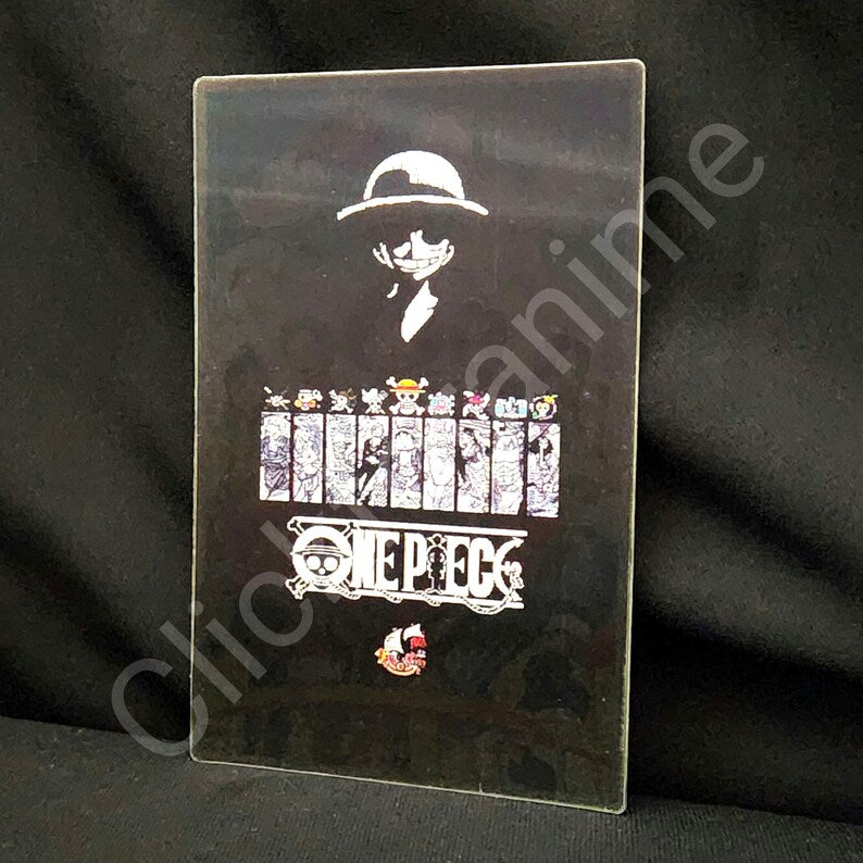 One Piece: 3D Moving Sticker Lenticular Motion Decal Suitable for outdoor use.