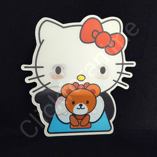 Sanrio: Hello Kitty 3D Motion Moving Laptop Sticker Cute Lenticular Decal kawaii Notebook