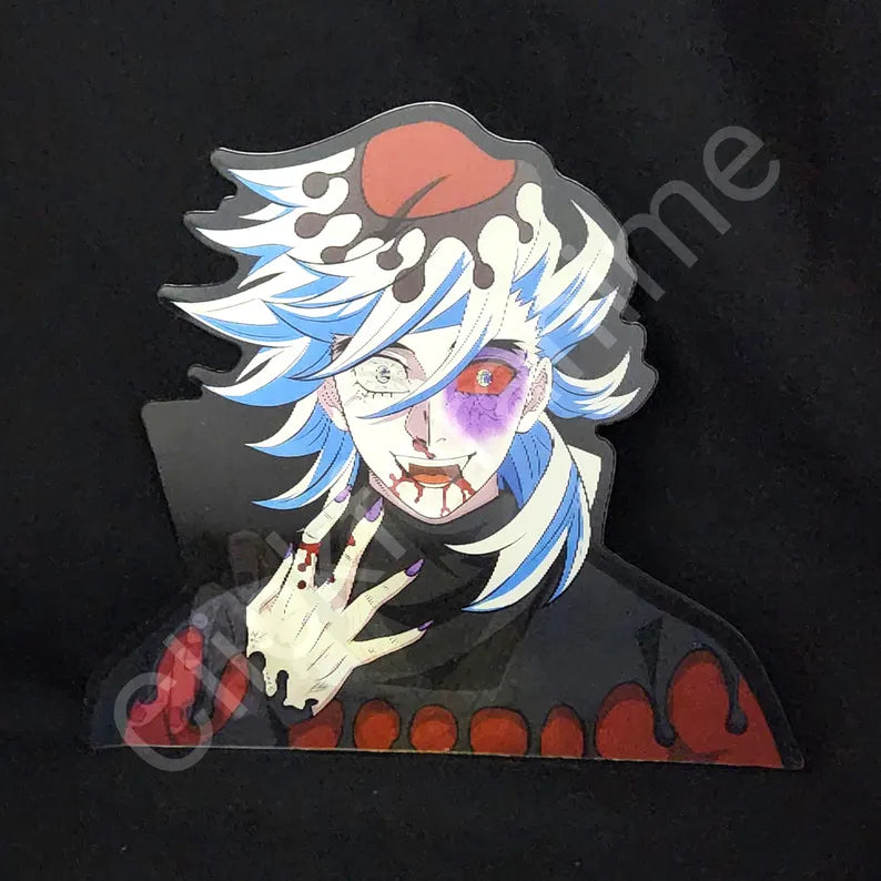 Demon Slayer: Doma Upper Rank 3D Moving Sticker Lenticular Anime Manga Decal