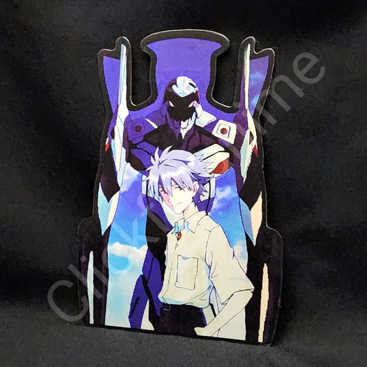 Neon Genesis Evangelion Kaworu Nagisa 3D Moving Sticker Lenticular Decal Anime