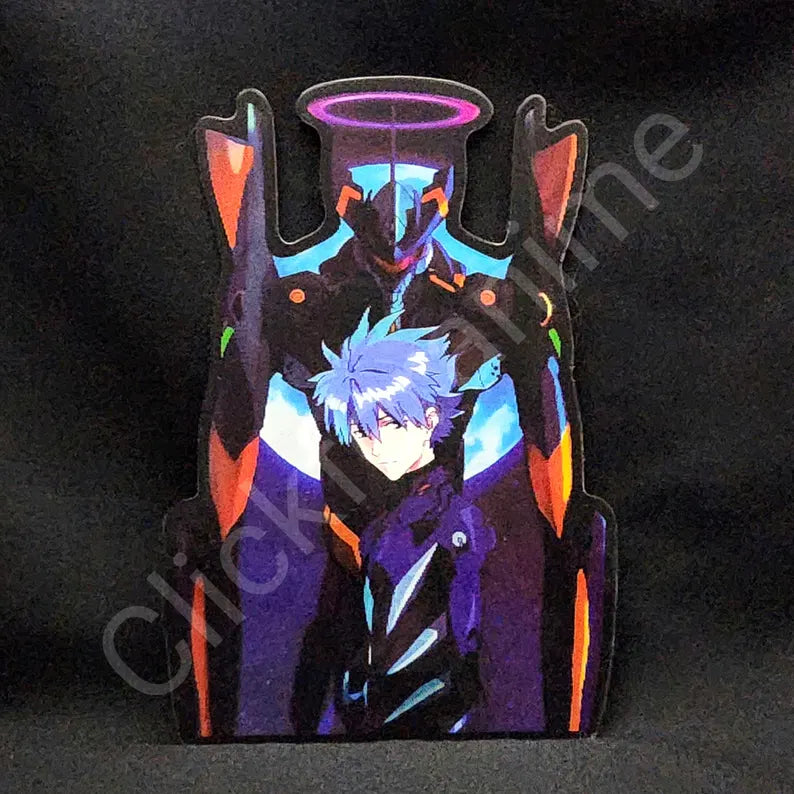 Neon Genesis Evangelion Kaworu Nagisa 3D Moving Sticker Lenticular Decal Anime