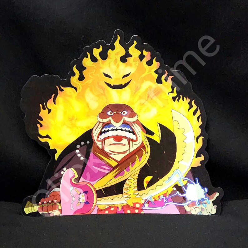 One Piece: Charlotte "Big Mom" Linlin 3D Moving Laptop Sticker Lenticular Decal