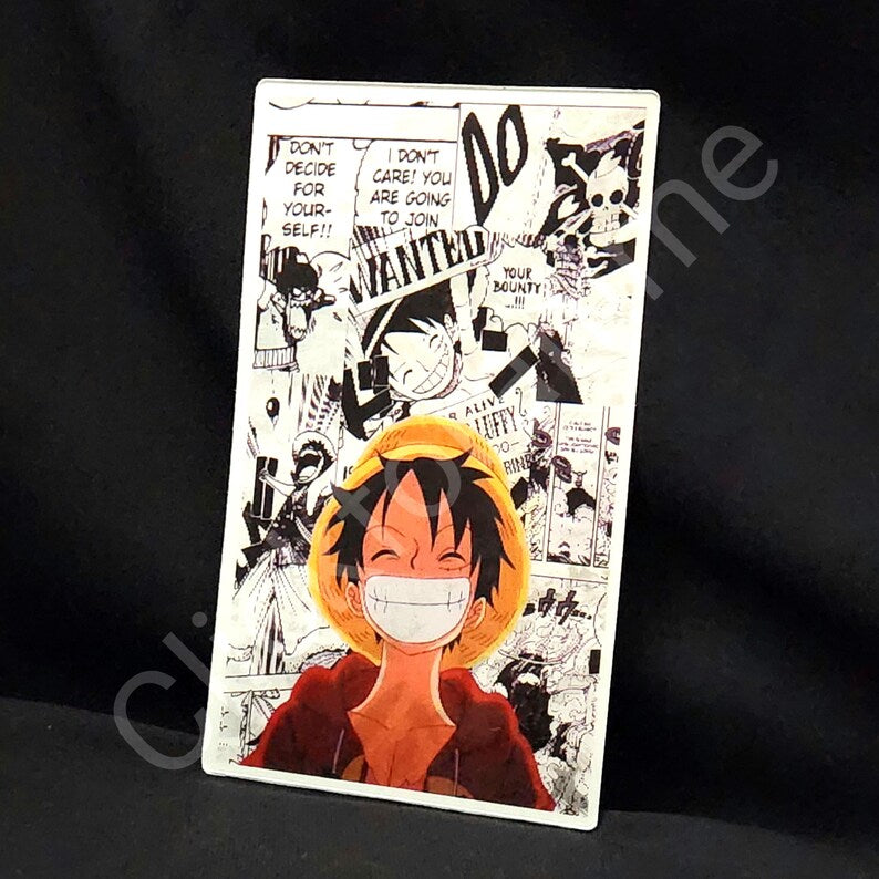 One Piece: Monkey D. Luffy 3D Moving Sticker Anime Manga Style Lenticular Decal