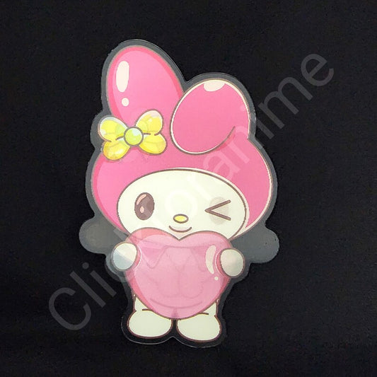 Sanrio: My Melody 3D Motion Moving Laptop Sticker Cute Lenticular Decal Kawaii Car Notebook