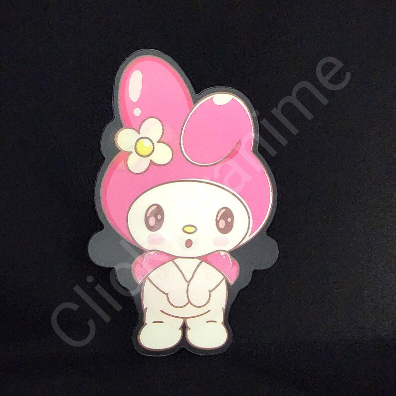 Sanrio: My Melody 3D Motion Moving Laptop Sticker Cute Lenticular Decal Kawaii Car Notebook