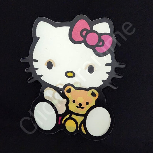 Sanrio: Hello Kitty 3D Motion Moving Laptop Sticker Cute Lenticular Decal Kawai Car Notebook