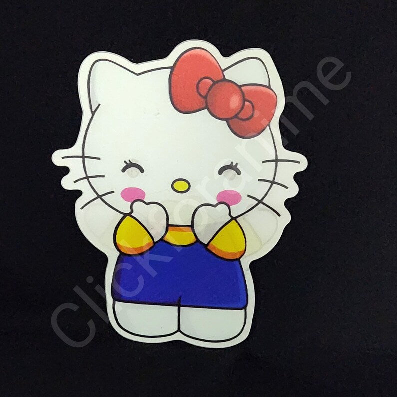 Sanrio: Hello Kitty 3D Motion Moving Laptop Sticker Cute Lenticular Decal Kawaii Car Notebook