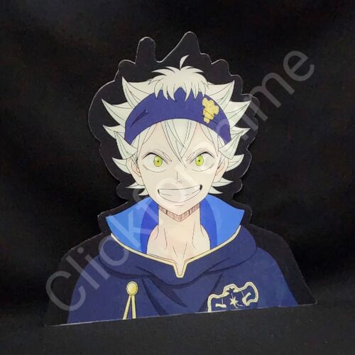 Black Clover Asta  3D Moving Large Sticker Lenticular Decal Car laptop Notebook