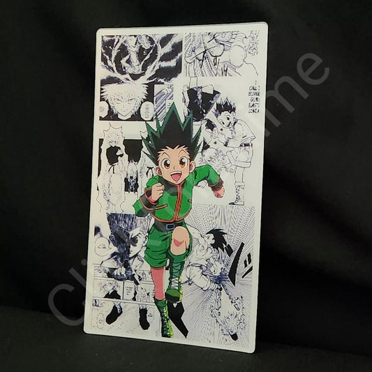 Hunter X Hunter: Gon Killua 3D Moving Large Sticker Lenticular Decal manga Style