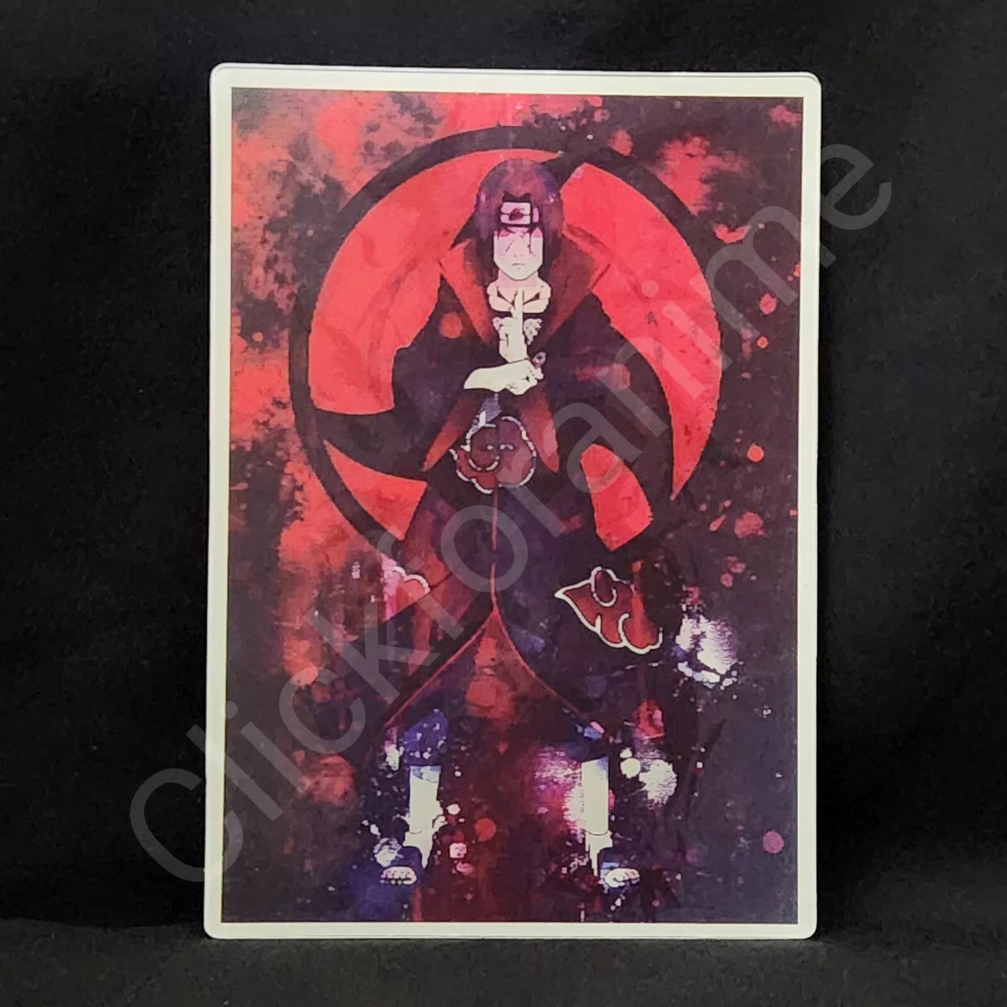 Naruto Shippuden: Itachi Uchiha 3D Moving Sticker Lenticular Car Laptop Decal