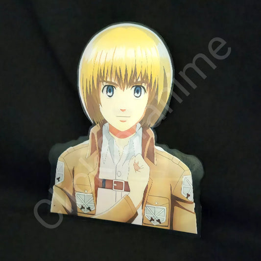 Attack on Titan: Armin Arlert 3D Motion Moving Sticker Anime Manga Lenticular Decal