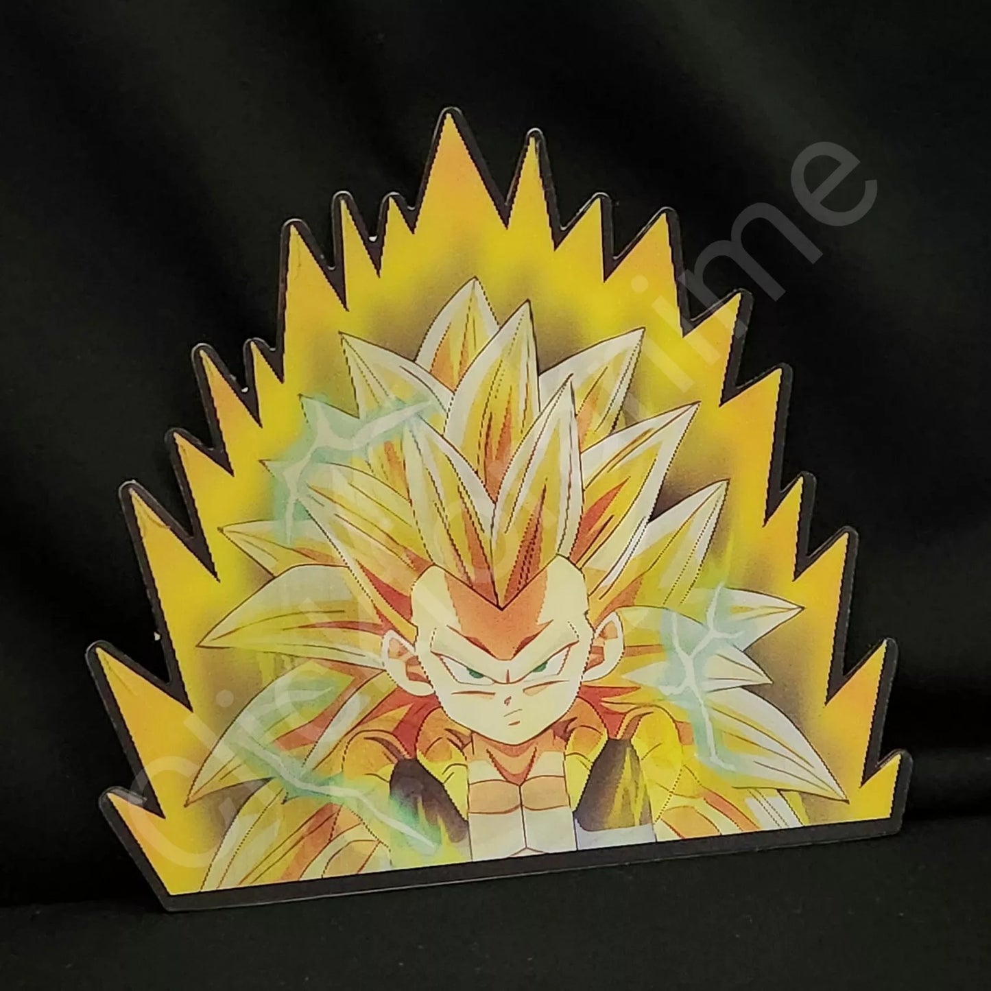 Dragon Ball Z : Gotenks Super Saiyan , 3D Moving Sticker Lenticular Car Decal