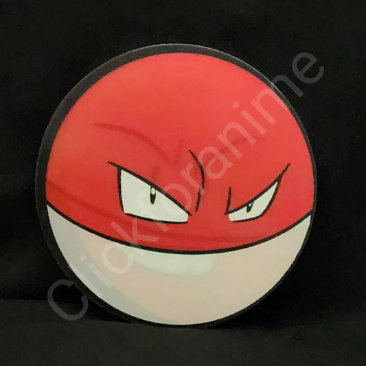 Pokemon: Voltorb Electrode 3D Moving Sticker Lenticular Decal Kawaii Cute